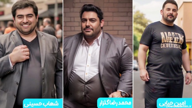 بازیگران مشهور ایرانی اگر چاق بودند!+ فیلم - بازتاب آنلاین