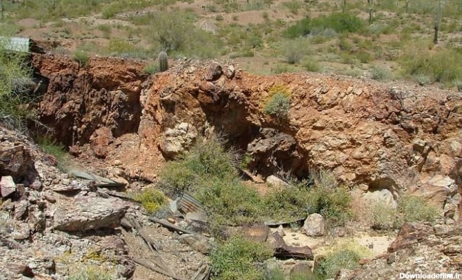 معدن طلای متروکه در آریزونا آمریکا