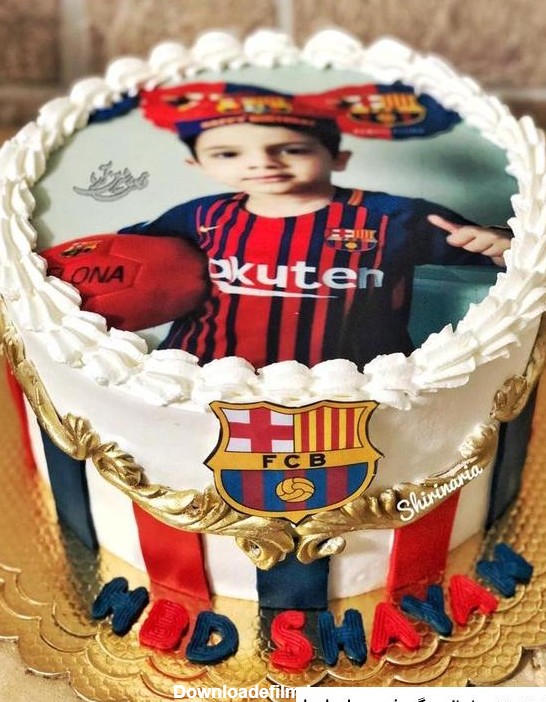 عکس کیک تولد پسرانه مسی ❤️ [ بهترین تصاویر ]