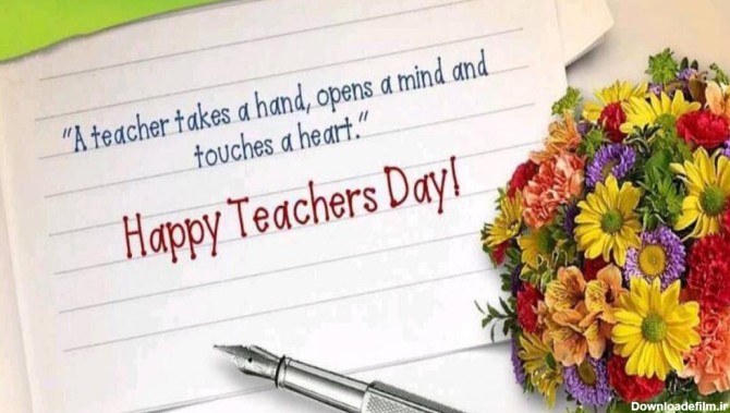 تبریک انگلیسی روز معلم یا متن و جملات ترجمه شده و عکس نوشته