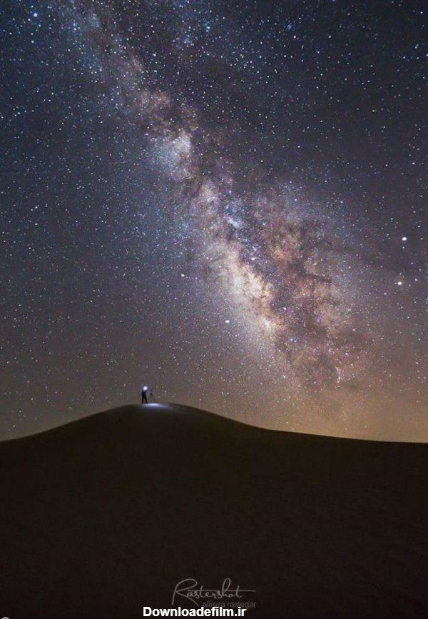 تصاویری حیرت انگیز از کهکشان راه شیری در کویرهای ایران ☀️ کارناوال