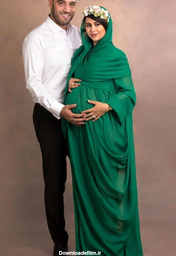 عکس عروس و داماد حامله