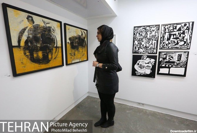 نمایشگاه گروهی نقاشان معاصر ایران در گالری ثالث‎ | آژانس عکس تهران