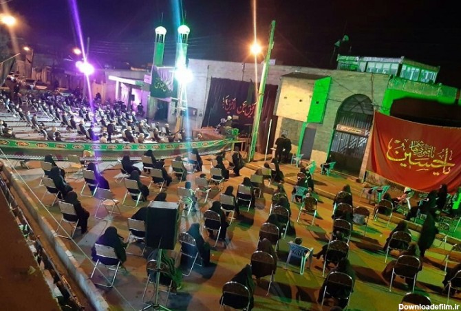 عکس | مراسم شام غریبان در مسجد امام حسن مجتبی(ع) زنجان
