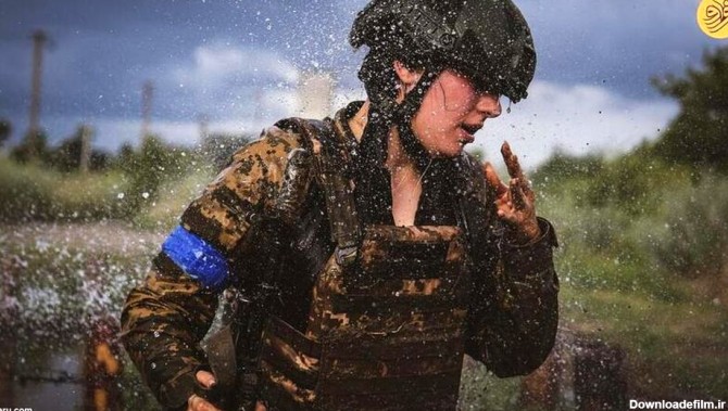 آزمون دشوار زنان اوکراینی برای اعزام به جبهه /عکس
