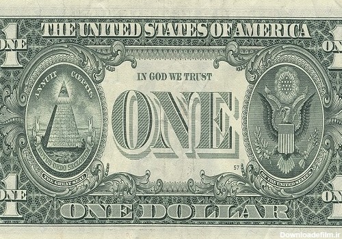 نمادهای-اسکناس-دلار نشان وزارت خزانه‌داری آمریکا