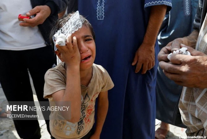 عکس اشک پسر بچه فلسطینی - جهان نيوز