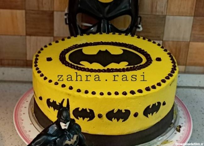 طرز تهیه کیک تولد بتمن   ۴ کیلویی ساده و خوشمزه توسط zahra ...