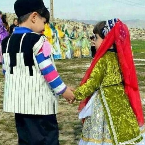 عکس دختر پسر با لباس بختیاری عاشقانه