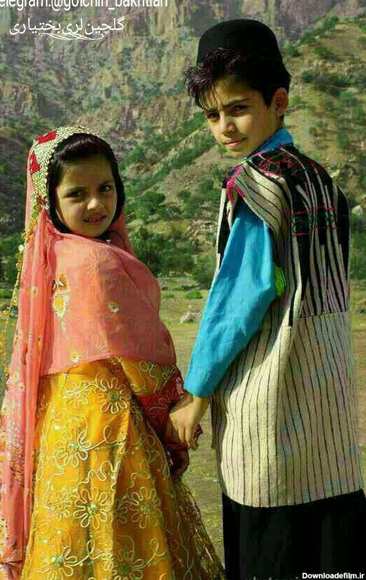 عکس دختر پسر با لباس بختیاری عاشقانه
