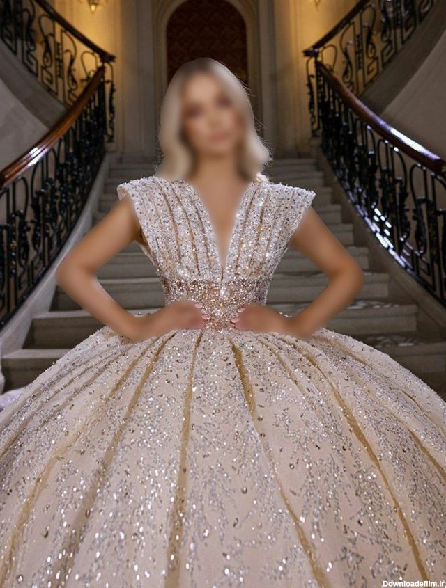 لباس عروس عربی [ لیست قیمت و مشخصات مدل ها ] نارسیا