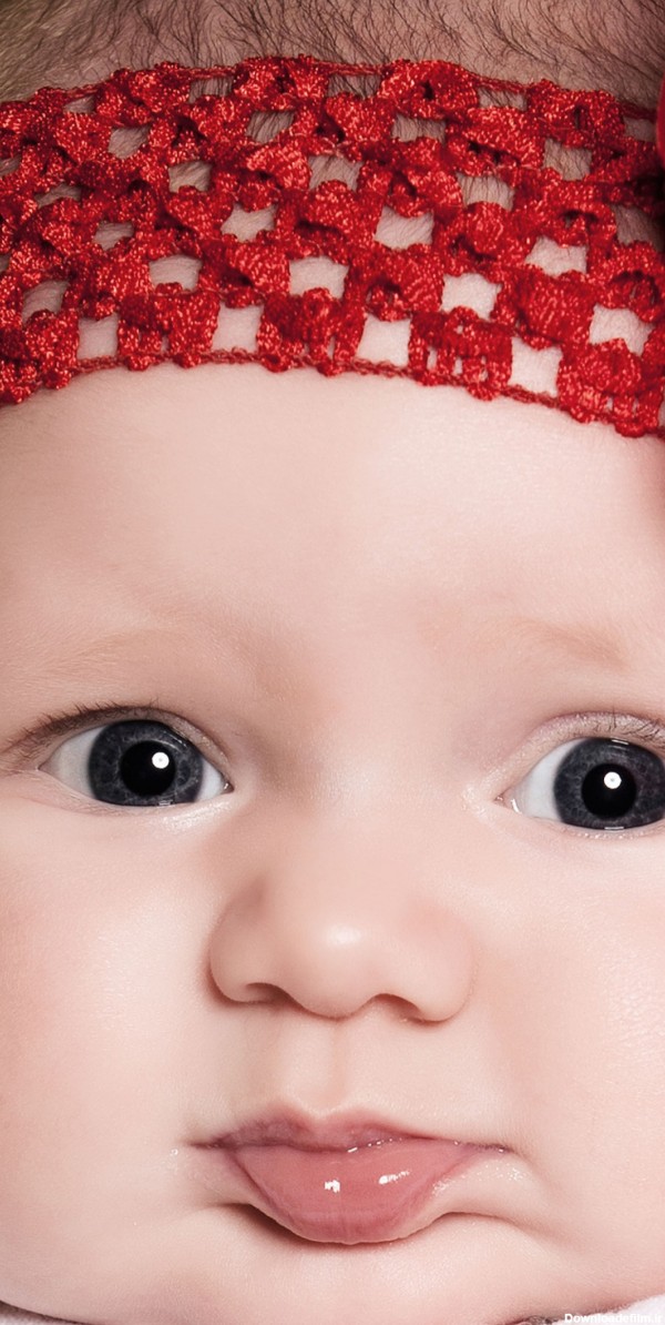 عکس زمینه دختر بچه ناز نوزاد شیرین HD پس زمینه | والپیپر گرام