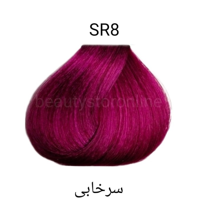 رنگ مو فانتزی سرخابی سی آر اس (CRS) شماره SR8 حجم 40ml