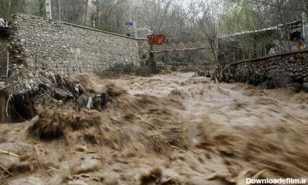 طغیان رودخانه‌های پاکدشت تهران