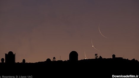 طلوع ماه و زهره/عکس روز ناسا - خبرآنلاین