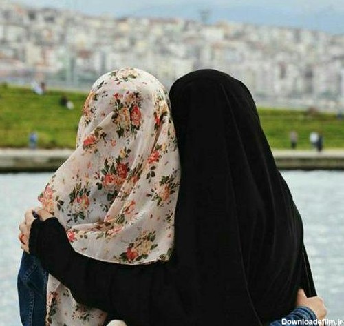 عکس دو دختر چادری برای پروفایل
