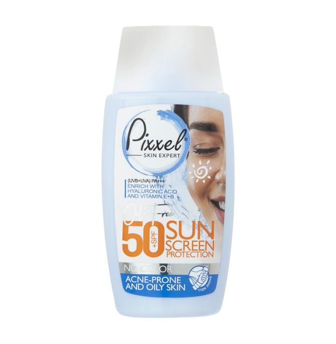 قیمت و خرید کرم ضد آفتاب بی رنگ پیکسل SPF50 مدل Oily Acne-Prone ...