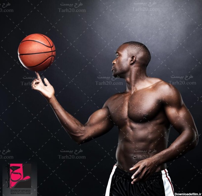 دانلود عکس استوک بسکتبالیست بازیکن ورزش بسکتبال - طرح 20