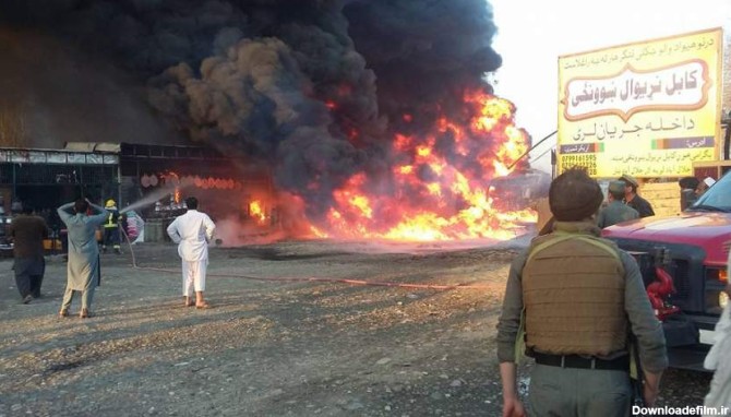 جمهور - آتش‌سوزی در هرات؛ ده‌ها دوکان حریق شد
