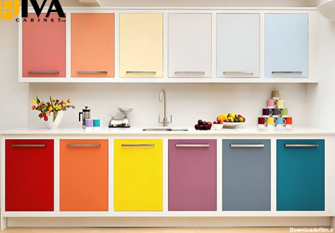 رنگ کابینت جدید 2023 + اصول انتخاب بهترین رنگ|کابینت آشپزخانه در تهران