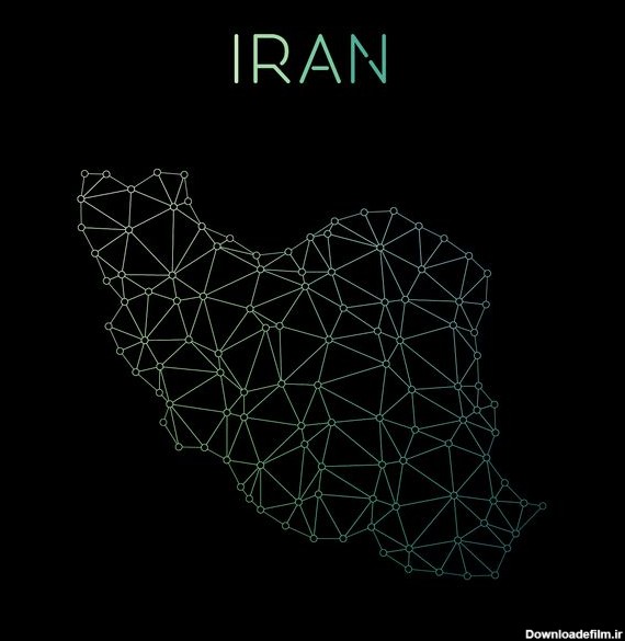 نقشه شبکه ایران جمهوری اسلامی چکیده چند ضلعی طراحی شبکه ای جمهوری ...