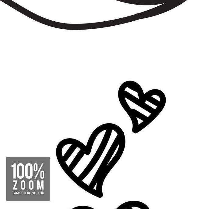 طرح 4 تابلوی مینیمال خطی با طرح های زوج جوان و بوسه ، عکس نوشته ، قلب و دست و گل رز در دست
