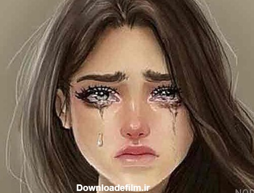 عکس دختر که گریه می کند