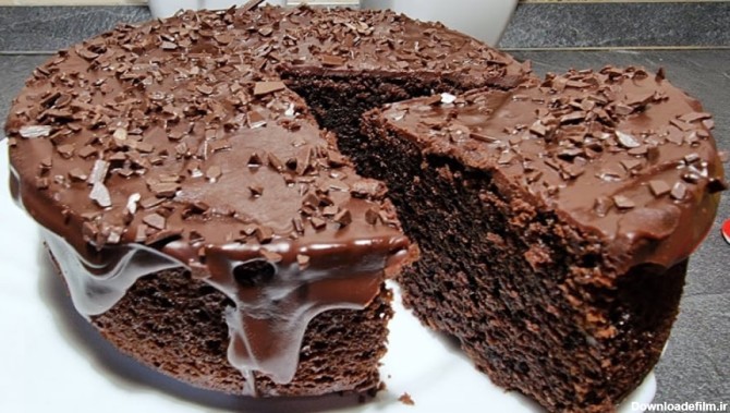 طرز تهیه کیک شکلاتی خیس:: آموزش کیک شکلاتی