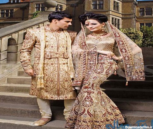 انواع لباس عروس هندی جدید