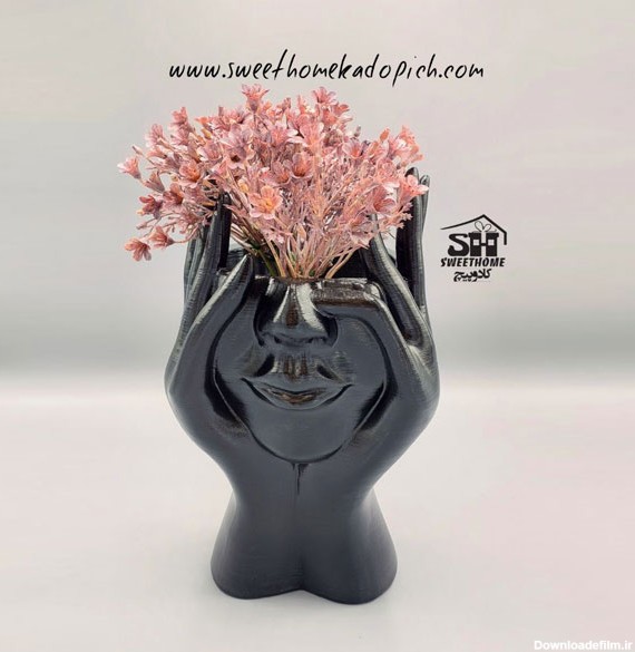 گلدان رومیزی مدل متفکر | گلدان رومیزی خاص و زیبا | سوییت هوم کادوپیچ