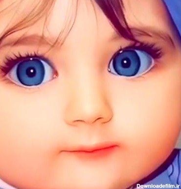چشم های بهشتی این دختر زیباترین نقاشی خدا شد ! + فیلم جذاب