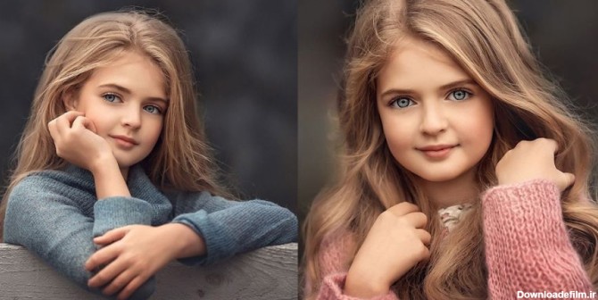 مجموعه ای از تصاویر دختر بچه های ناز و خوشگل با چشمانی جذاب