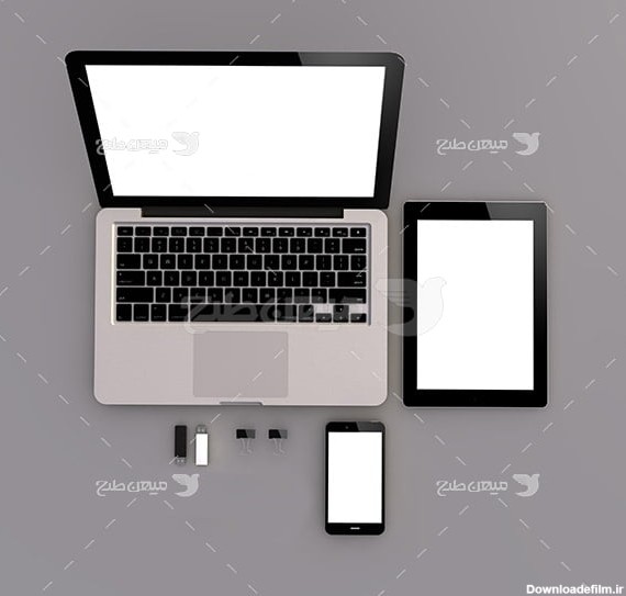 عکس لپ تاپ، موبایل و تبلت