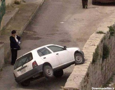 عکس های خنده دار از رانندگی خانم ها - عکس ویسگون