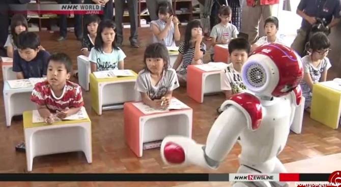 مدارس ژاپن مجهز به دبیران رباتی می‌شود+عکس