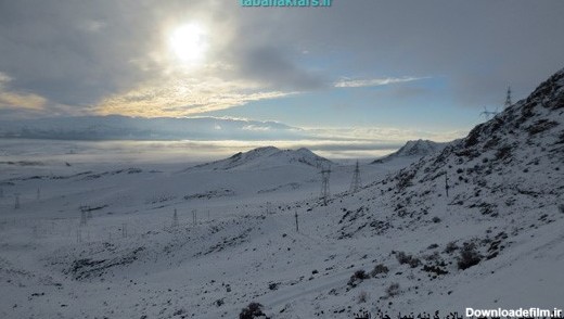 منظره‌های زیبای برفی در فارس - تابناک | TABNAK