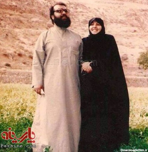 دبیرکل حزب الله لبنان و همسرش + عکس