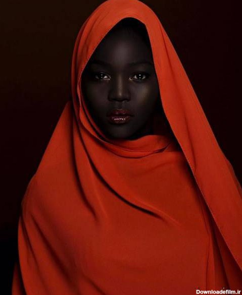 زیباترین زن سیاه پوست دنیا با پوستی سیاه تر از آفریقا+ عکس های جالب