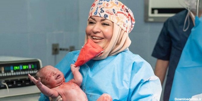 نوزادی که گفت دنیا را بدون کرونا می‌خواهد/ وقتی نوزاد در بدو تولد، ماسک پزشکش را برداشت