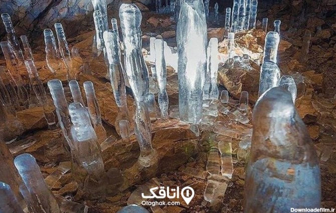 غار یخ‌ مراد، هنرنمایی یخ‌ ها در طبیعت