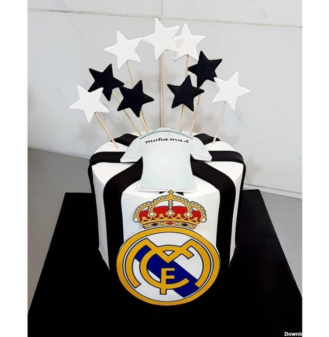 قیمت و خرید تاپر تزیین کیک بهگز مدل رئال مادرید