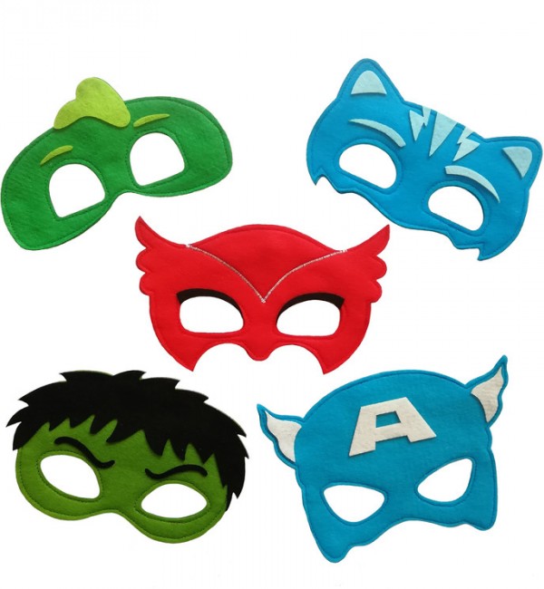 مشخصات، قیمت و خرید ماسک کودک طرح گروه شب نقاب بسته 5 عددی | دیجی‌کالا