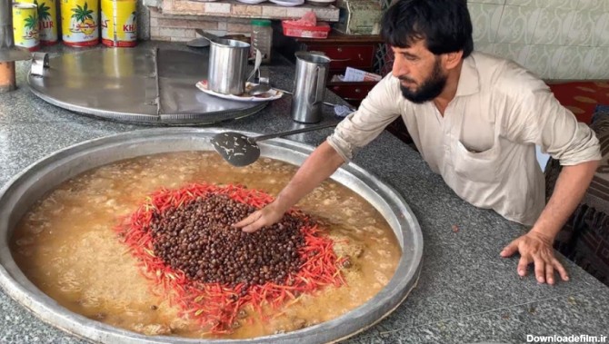 پلو گوشت افغانی | غذای خیابانی افغان