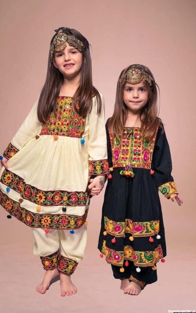 مدل لباس افغانی دختر بچه