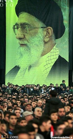 عکس رهبر انقلاب در سخنرانی سید حسن | خبرنامه دانشجویان ایران