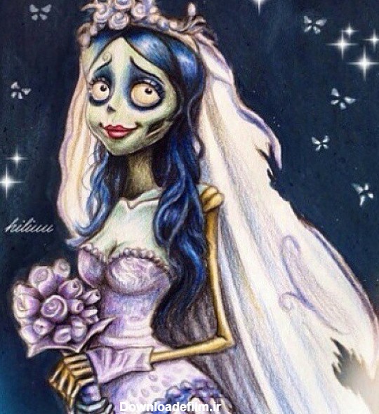 عکس کارتون عروس مرده برای پروفایل