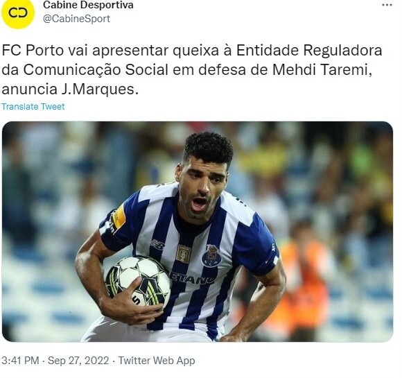 عکس |‌ پورتو برای طارمی سنگ‌تمام گذاشت! | اقدام جدید باشگاه پرتغالی بخاطر ستاره تیم ملی ایران