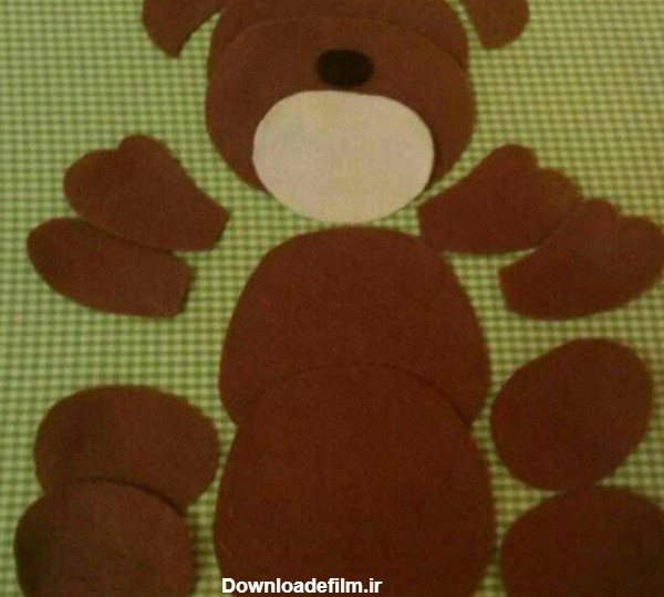 آموزش دوخت عروسک خرس نمدی + تصاویر - مجله تصویر زندگی