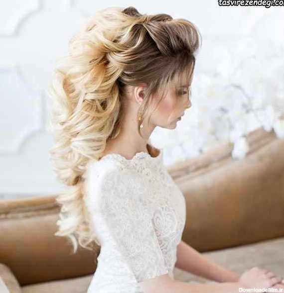 مجموعه عکس عروس با مدل موی باز (جدید)