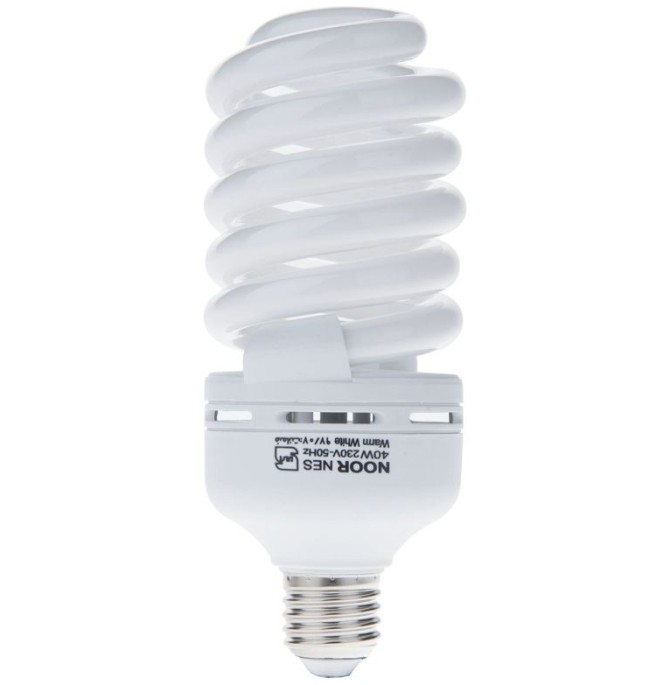لامپ کم مصرف 40 وات نور مدل NES-FS-40W پایه E27 | فروشگاه پارلاق